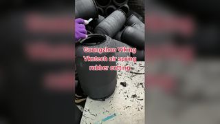 ¿Cómo corte de caucho? ven a comprobar el corte de goma de aire