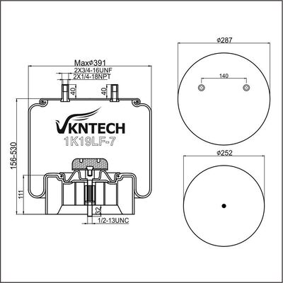 CONTITECH 11 10.5F-17P745 Firestone W01-358-8774 1T19F-7/L-7 Goodyear 1R14-172 565-28-3-042 reemplazado por VKNTECH 1K8774